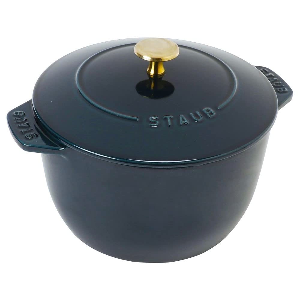

staub Staub Cocotte de GOHAN La Mer L 20cm Brass Knob Rice Rice 3 Cast Enamel Rice IH Compatible Japanese La Cocotte de GOHAN La Specifications Pot,