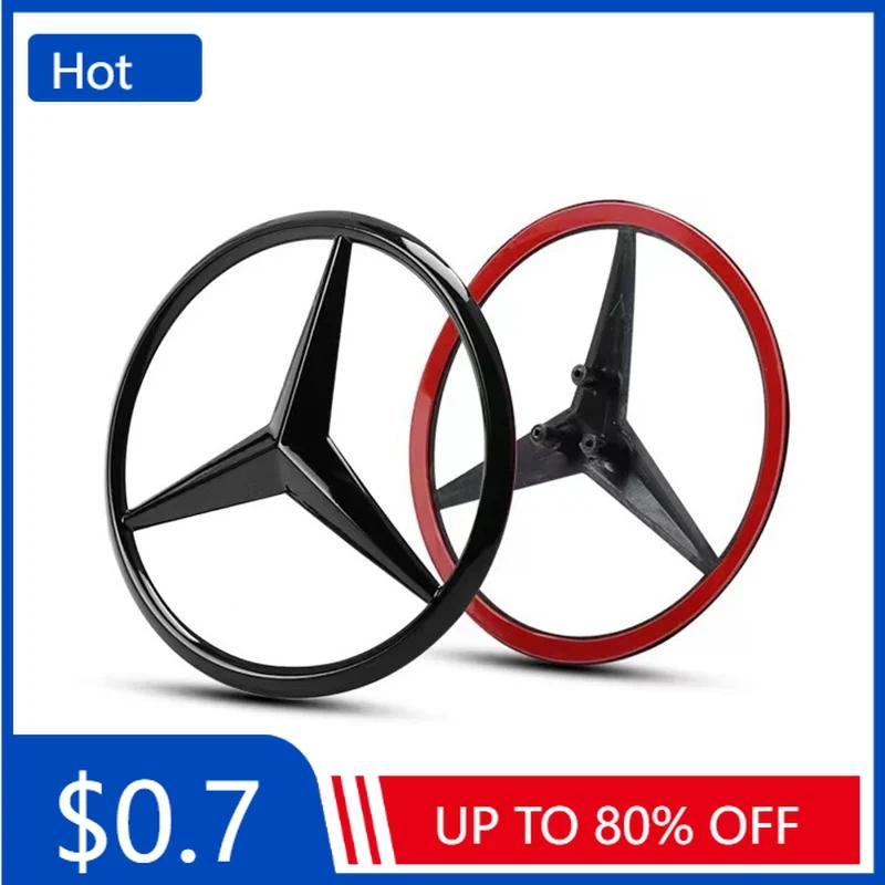 Autoaufkleber 3D ABS Mercedes Benz Stern-Logo am Heck Kofferraumemblem für W203 W204 W205 W212 W213 X253 X156 W166 W167 W176 W177 W223