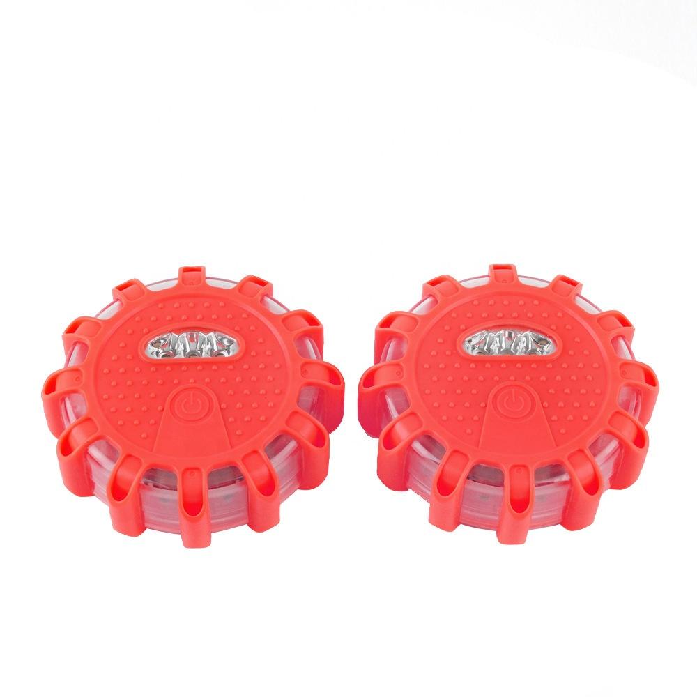 Safe Riding Flash Battery Charging 9 Modes Adjustable LED Car Emergency Warning Light Traffic Warning Light