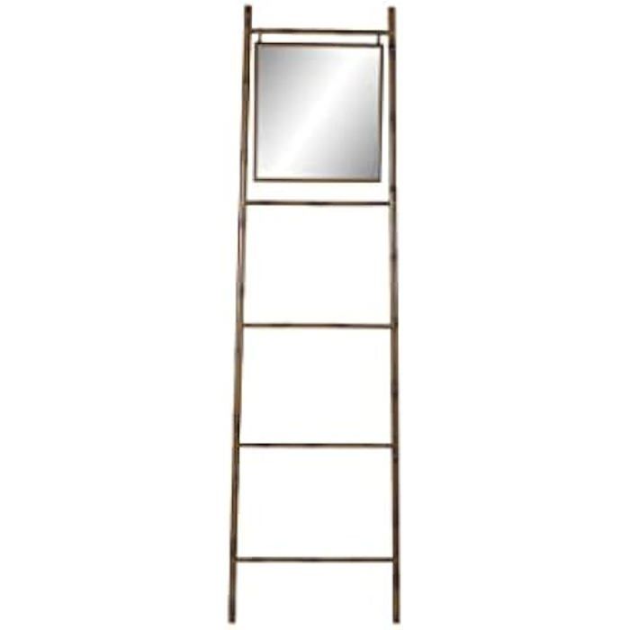 Porte-serviettes Sur Pied - DKD Home Decor - Moutarde - Métal Et Miroir - 55 X 3 X 190 Cm