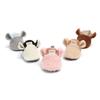 Unisex Cartoon Winter Baby Velcro Cotton Shoes, Soft Sole, Warm for Toddlers Aged 0-1 Year