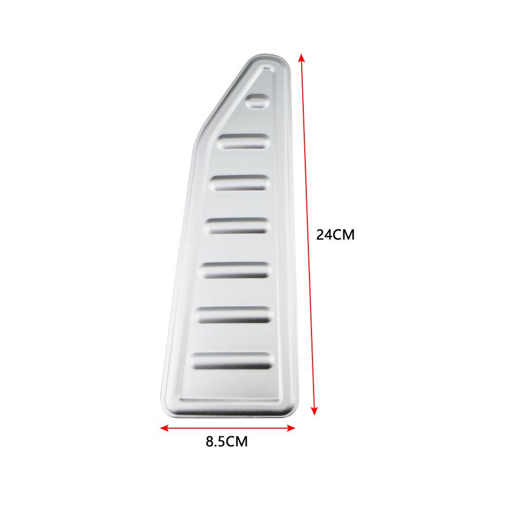 Car Pedals Accelerator Gas Brake Foot Rest Pedal Protective Cover for Jeep Renegade 2014 - 2025 LHD Parts Interior Accessories