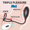 Double Ring Vibrating Anal Plug & Prostate Massager for Couples
