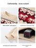 DUUDUU 2025 Roter Strickpullover im koreanischen Stil für Kinder - Warmes Herbst-/Winteroberteil
