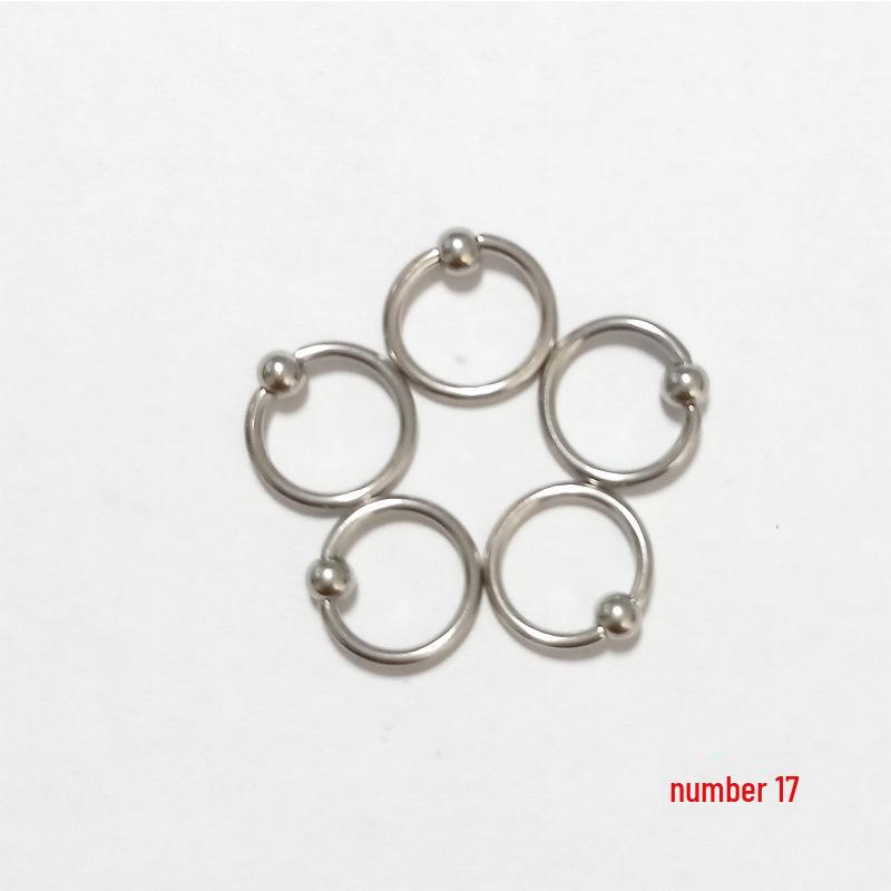 85-Piece Stainless Steel Body Piercing Jewelry Set: Nose, Ear, Tongue, Eyebrow Studs
