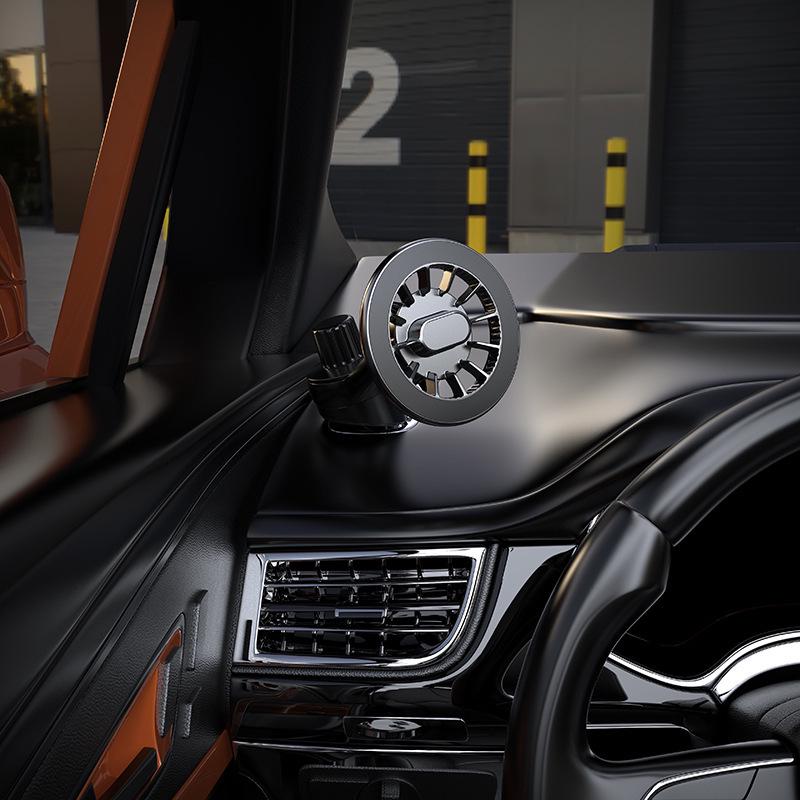 

2023 Magnetic Car Vent Phone Holder for BYD - Turbine Magsafe Ring Red Turbine + Snail