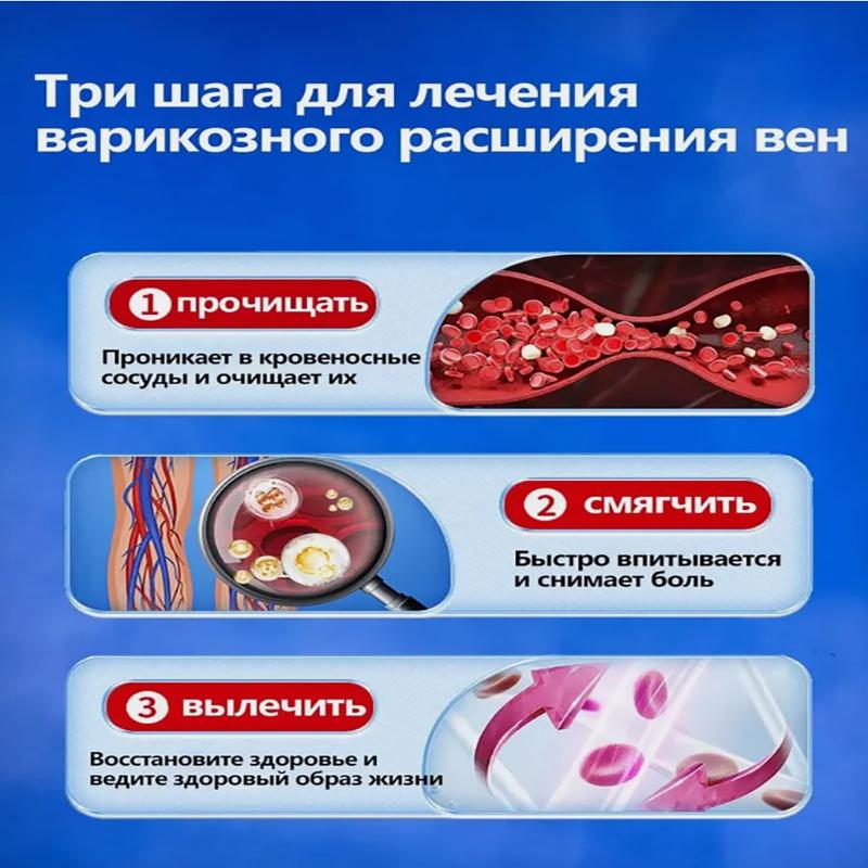 Vein Health Patch, Remove Leg Pain And Swelling Varicose Blood Vessels Earthworm Leg Vein Health Patch