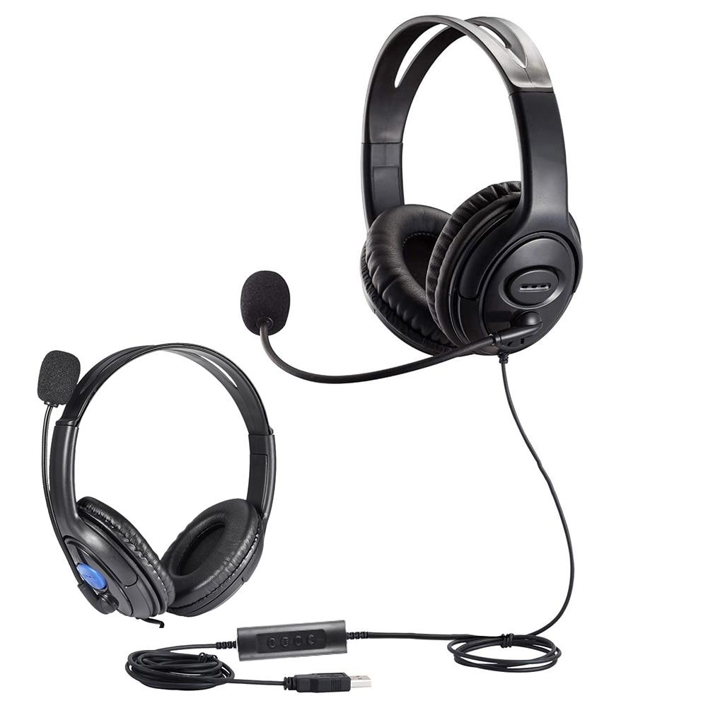 USB Headset Telephone Computer Heaphone 