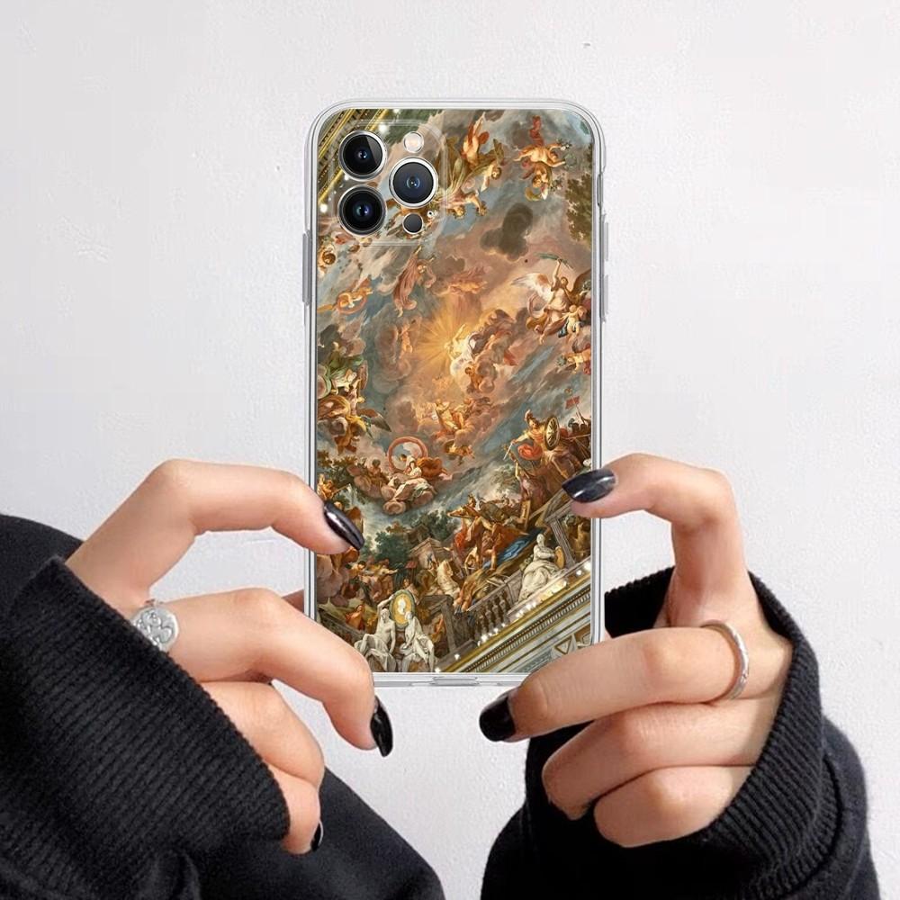 Renaissance Art Phone Case for iPhone 16 15 8 7 6 6S Plus X SE XR XS 14 11 12 13 Mini Pro Max Mobile Case