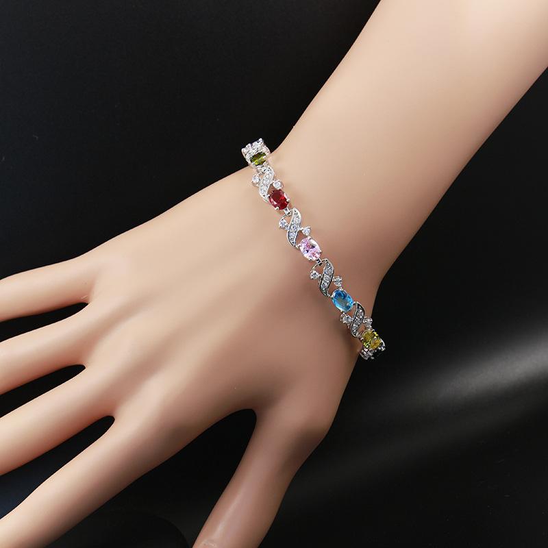 Korean Fashion Wedding Dress Zircon Bracelet Womens Sweet Birthday Gift