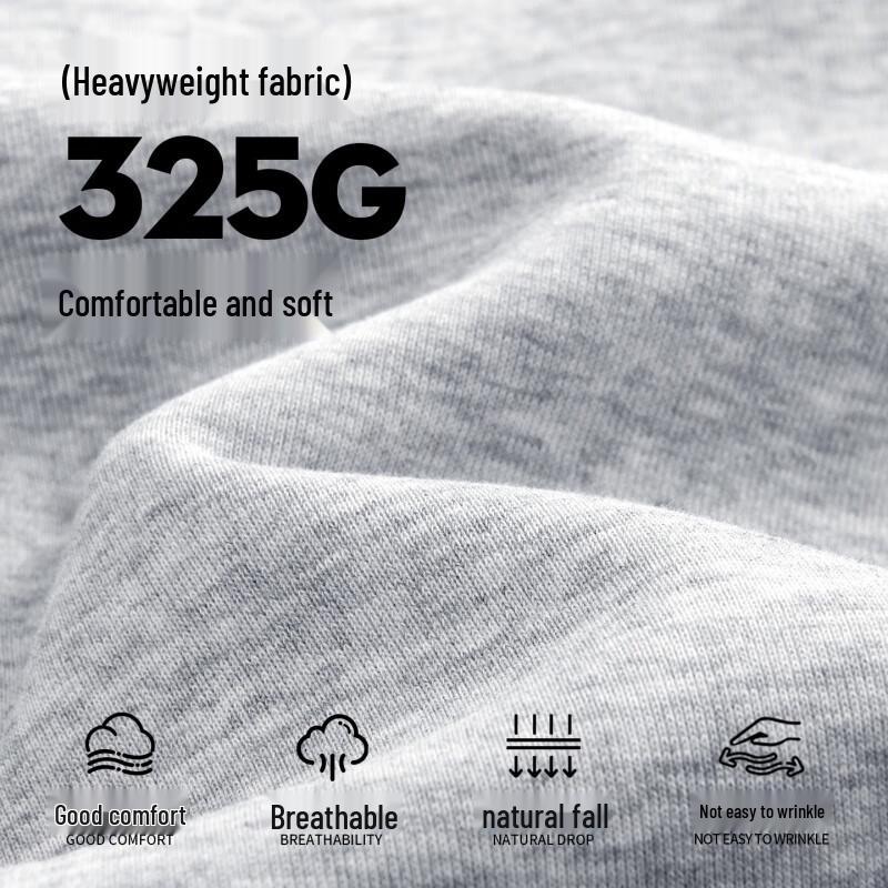 Pánská nadměrná mikina s kulatým výstřihem MINISO