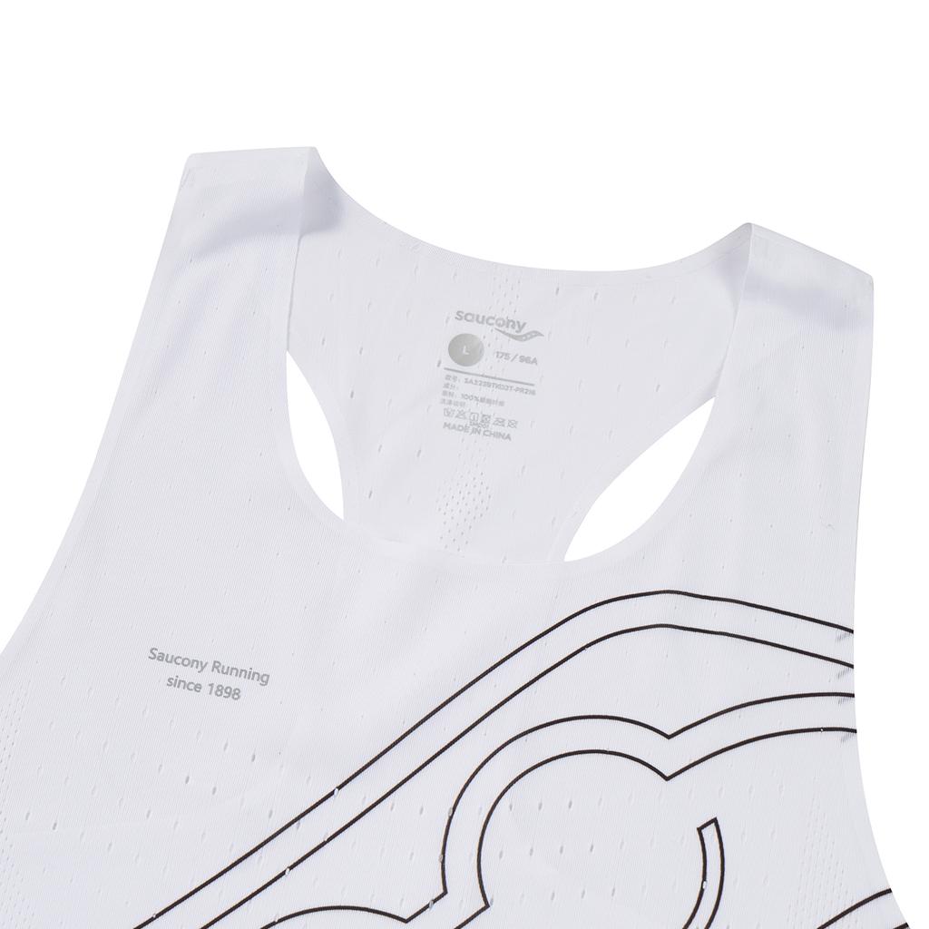 Saucony Running Training Series Comfortable Crew Neck Sleeveless Tank Top Men Tops Gray Brown SA2259TK03T-PR216