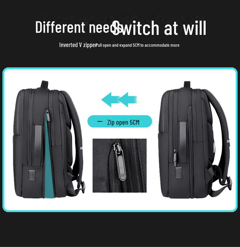 Unisex High-End Fashion Backpack: Waterproof, Business Casual, Computer & Travel Shoulder Bag