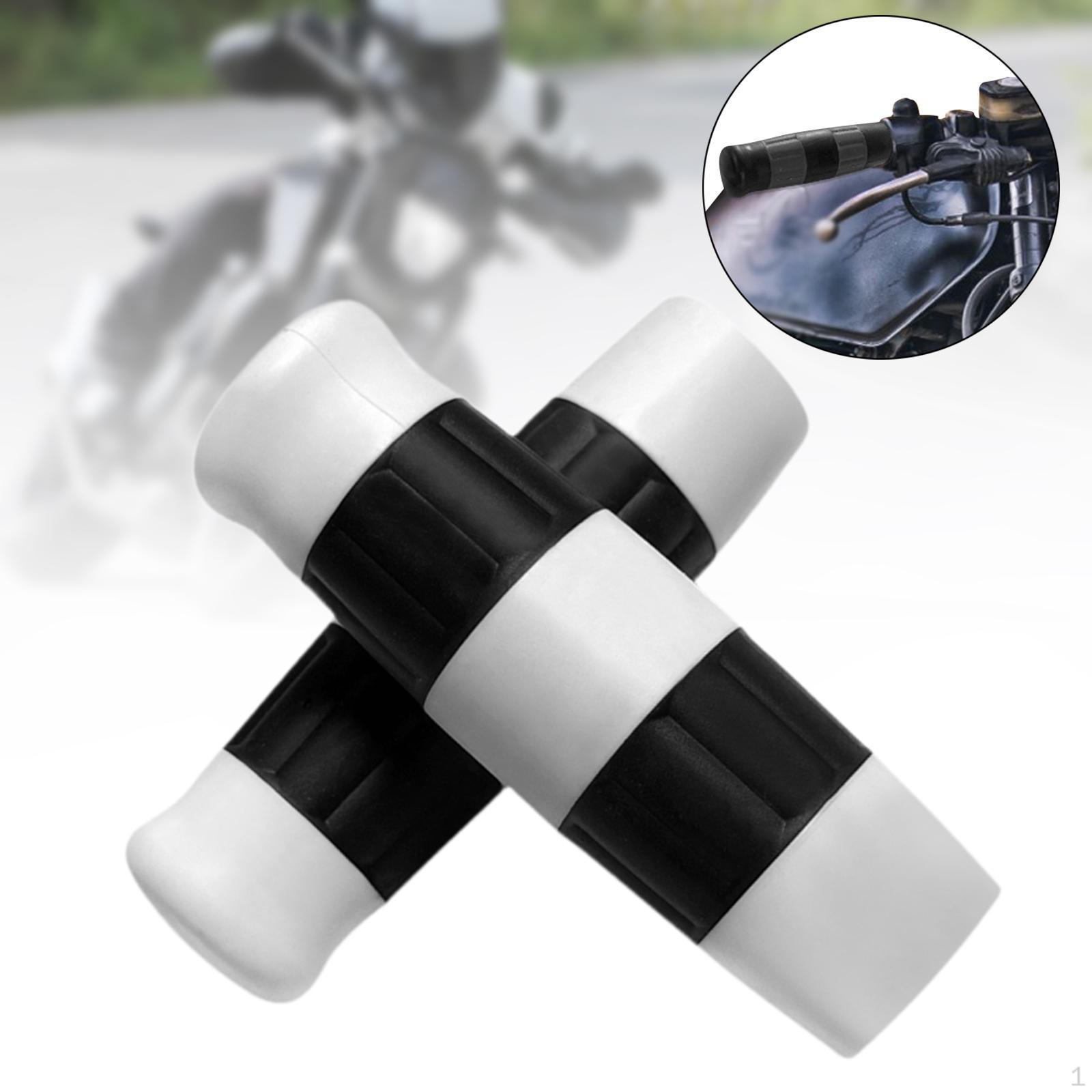 

1 Pair Motorcycle Handle Grips Comfortable for inch Handlebars High Performance Replacement