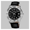 Casio 50 meters waterproof quartz movement leather strap Japanese and Korean watch 45.5mm women's watch black dial LTP-1359L-1A