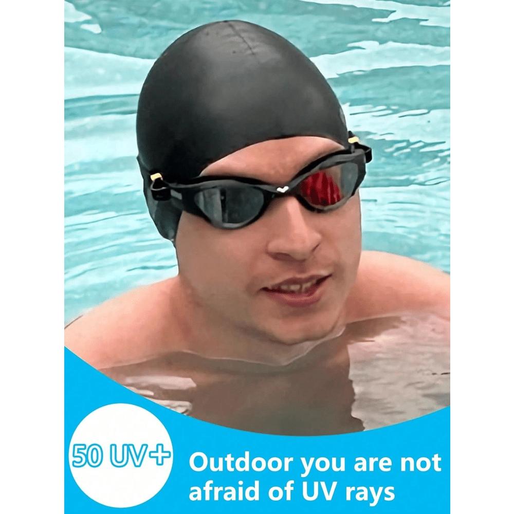 1 Pack Silicone Swim Cap Waterproof Non-Slip Comfortable Swim Cap High Elastic Swim Cap Unisex Swimming Equipment