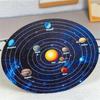 Matching Science Children Boy Girl Solar System Puzzle Jigsaw Tray Wooden Puzzle Planet Puzzles