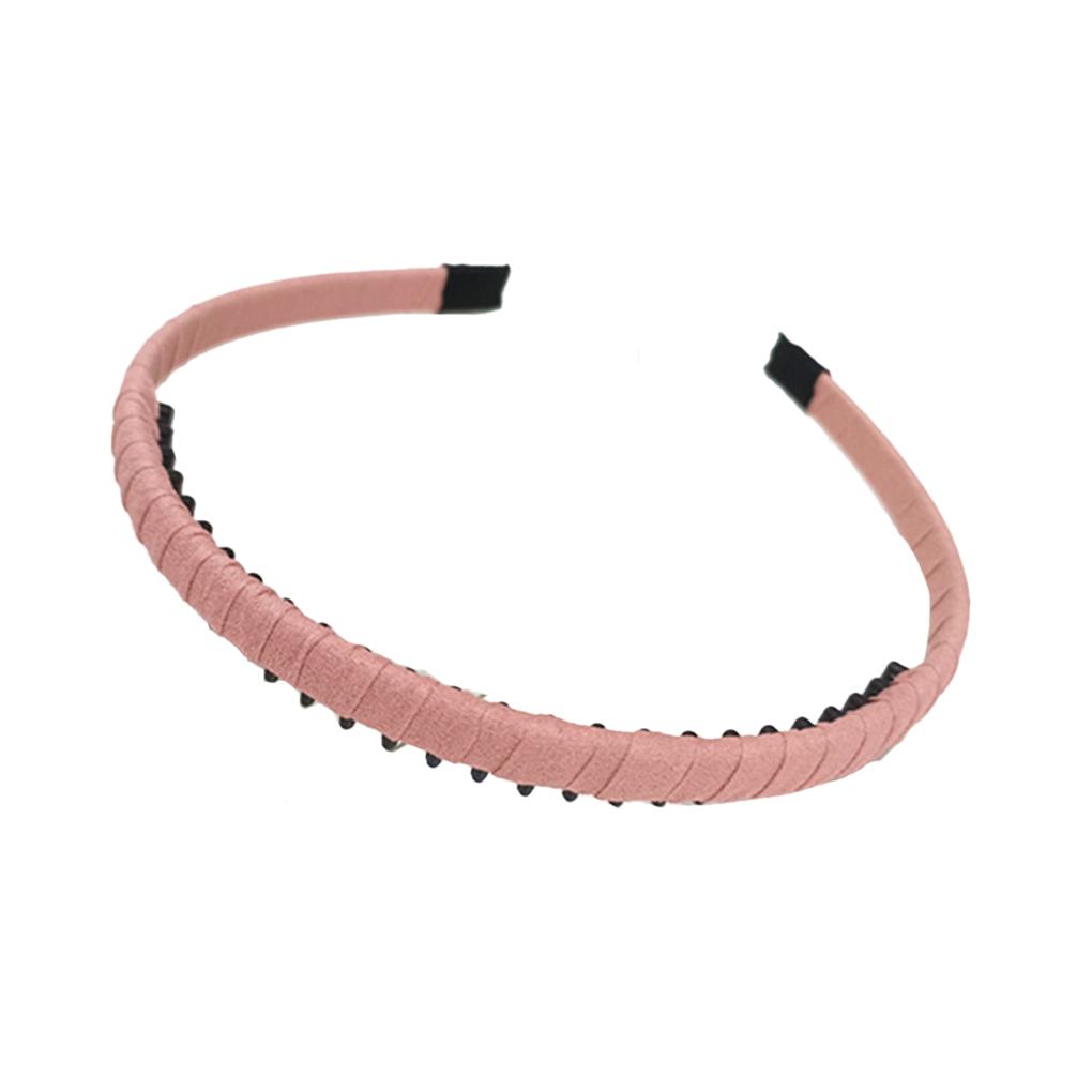 Hair Accessories with Teeth Classic Elastic Simple Headband Clothes Matching Accessory Shower Hairband for Adult Lady Female Use