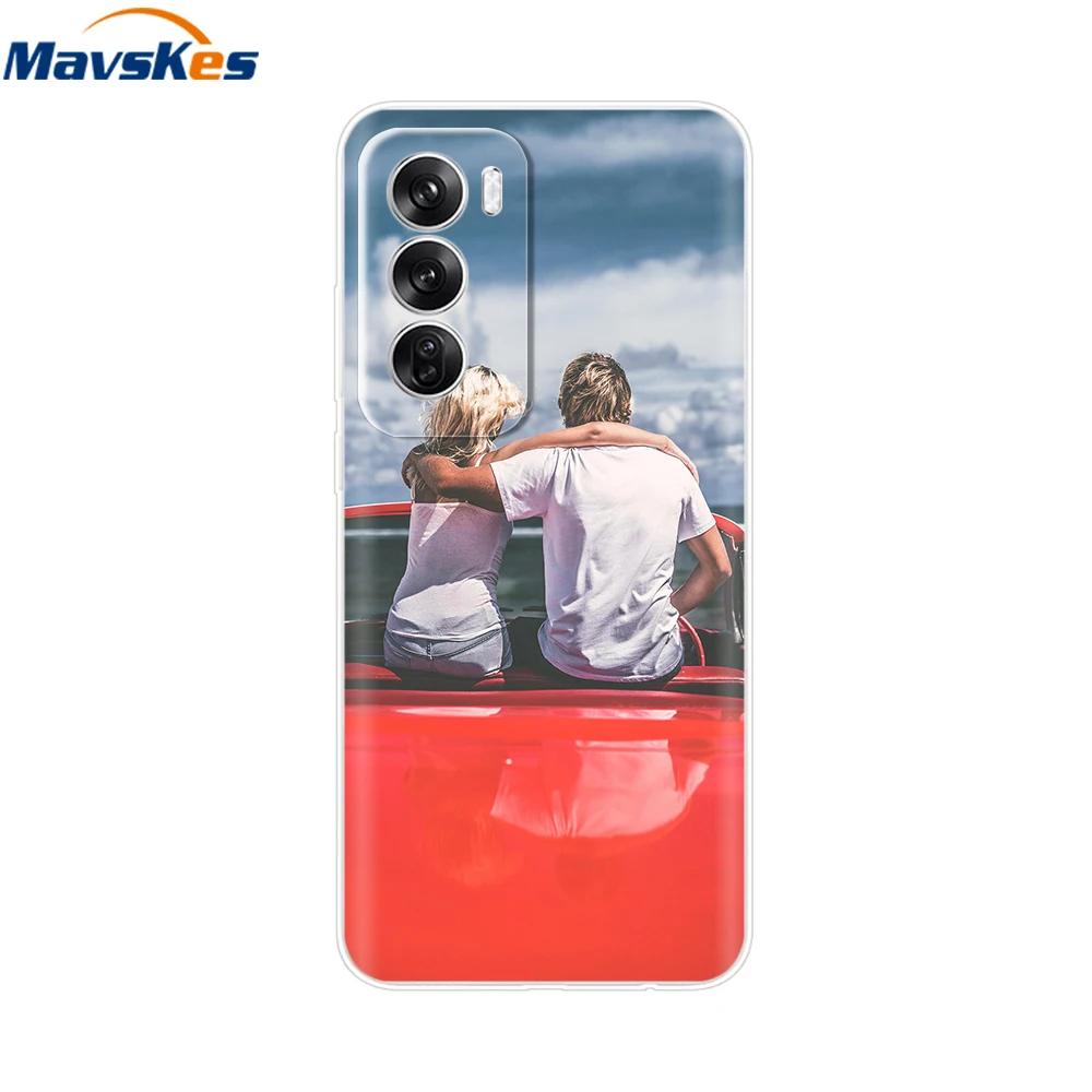 For OPPO Reno 12 5G Case Transparent Cover For OPPO Reno12 Pro 5G Reno12 Luxury Marble Soft Silicone TPU Phone Cases Funda Capas