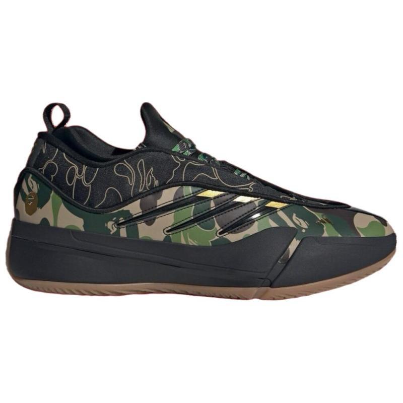 Adidas Dame 9 Bape Black Green Sneakers JH6358