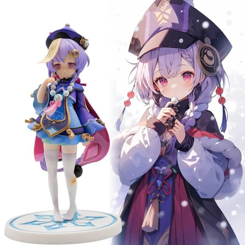 Genshin Qiqi Impact Figurine Game Cartoon Model Toys Statuary Christmas Gifts