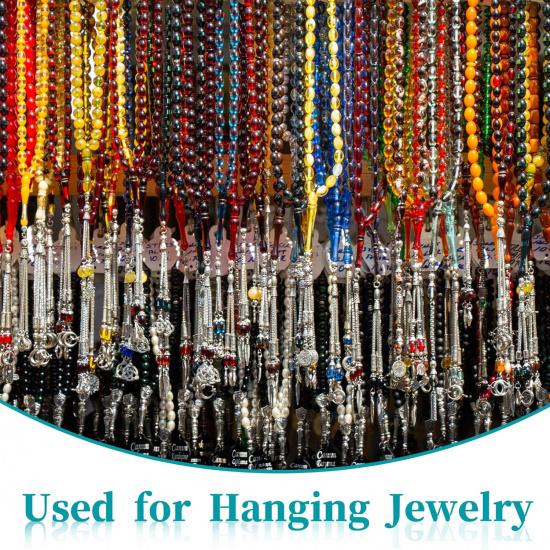 60 Pack 1 Inch Small S Hooks for Hanging S Shaped Hooks Metal Black Heavy Duty Mini S Hook Iron Wire Hook Hanger for Jewelry Necklaces Plants Lights