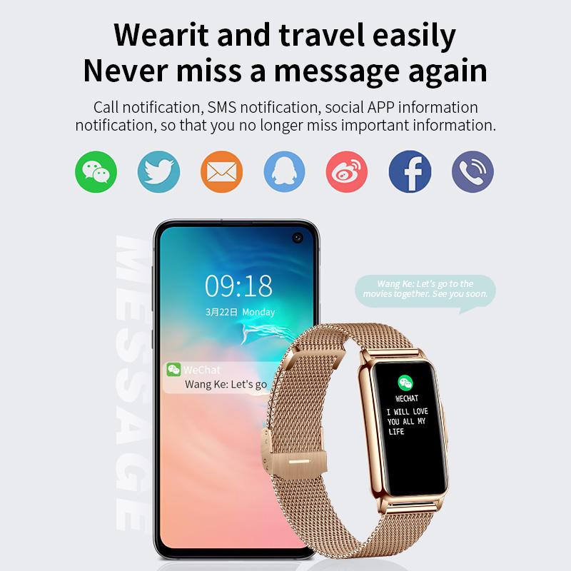 Women Smart Band Men Watch 1.47 inch Full Touch Heart Rate Sport Fitness Smartwatch New Outdoor Smart Bracelet Ladies