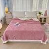 Butterfly Solid Color Jacquard Multifunctional Blanket  Fleece Blanket Milk Fleece Warm Casual Cover Blanket