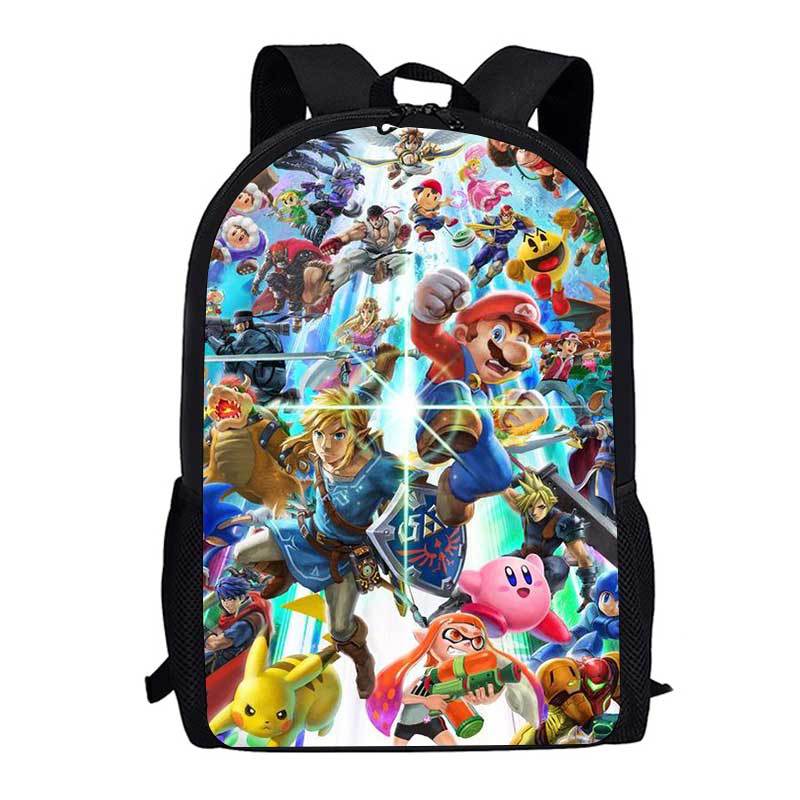 Legend Of Zelda Backpack Breath Of The Wild Game Student School Bag 3D Printed Backpack Cartoon