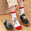 Santa Claus Children Christmas Socks Cotton Mid-Tube Socks Comfortable Cartoon Hosiery  Kid