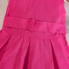 Girls' Solid Color Sleeveless Belted Dress