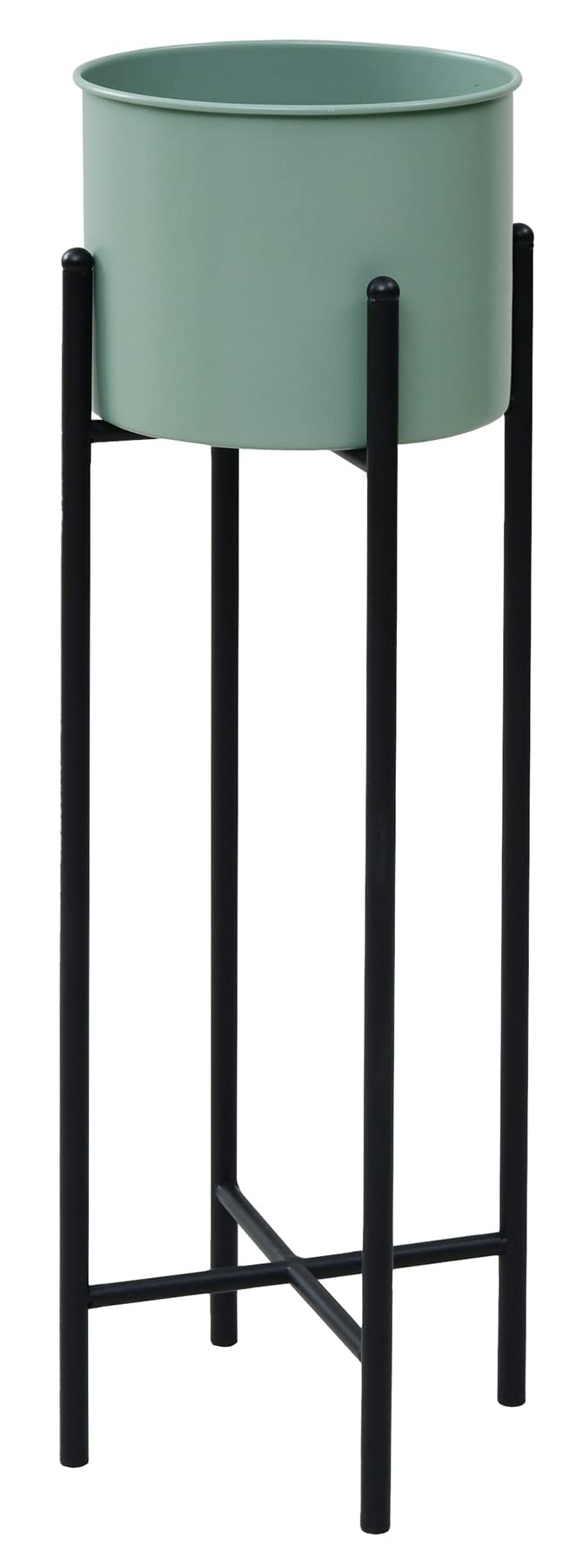 

[Yamazen] Подставка для цветов SP, подходит для любого. 7 горшков, высота 80см, профилактика корневых гнилей чёрный/зелёный