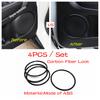 Car Door Loudspeaker / Window Rise Lift Down Control Decor Cover Trim Carbon Fiber Accessories For Honda Vezel HR-V 2014 -