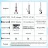 2.5-Inch Straight Stream Fire Hose Nozzle with Buckle, Agricultural Sprinkler, and Water Pipe Connector Switch