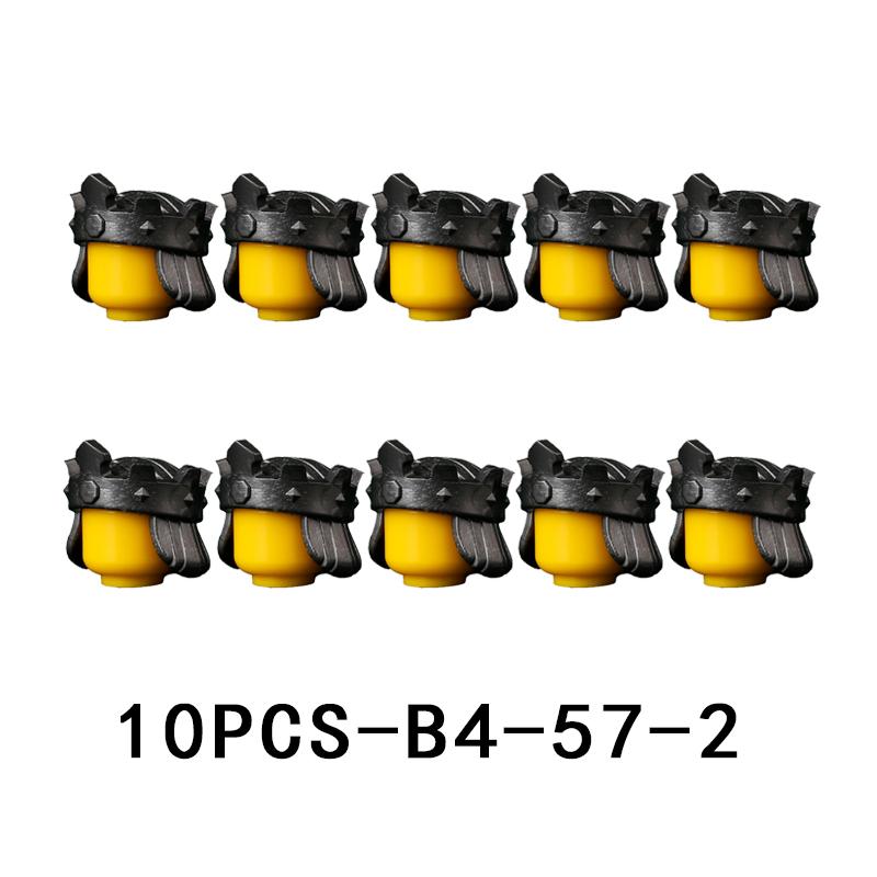 Mittelalterliche Militärburg Ritter Rüstung Bausteine Schulterpanzer Rüstungszubehör Roter Löwe Schwarzer Adler Waffensteine Spielzeug