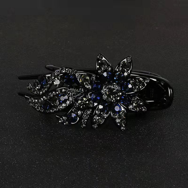 Koreanische Strass-Entenschnabel-Haarspange für Frauen