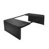MOON LENCE Camping Table Outdoor Table Folding Aluminum Alloy Compact Ultra Light Heat Resistant Low Table Aluminum Roll Table Camping Outdoor Table