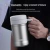 Thermos Stainless Steel Insulated Tea Mug with Handle
