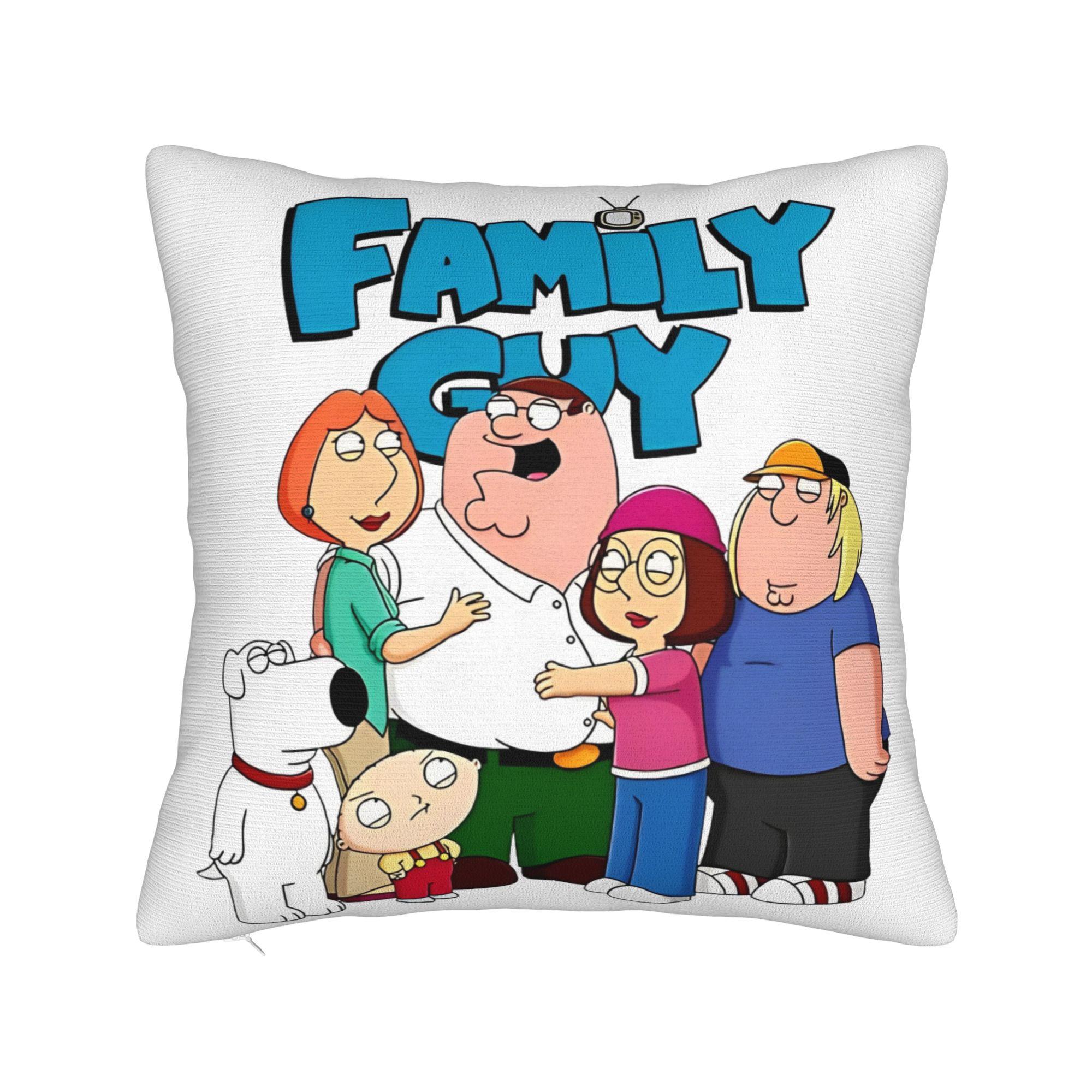 

Stylish Home Familys Guys Peters Griffins Decor Pillowcases Stuff Pillow Covers Zipper Multi-Size 12x12in 30X30cm
