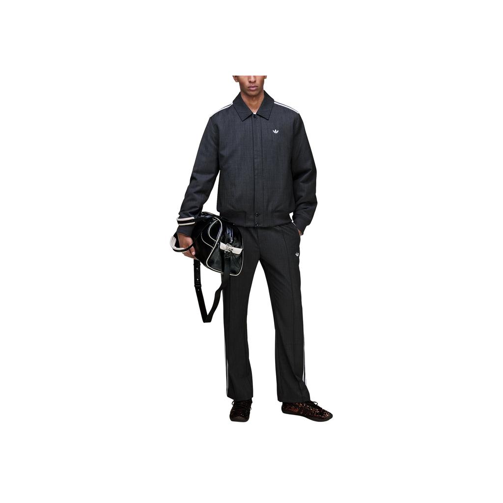 Adidas Originals Wales Bonner FW25 Wool Blouson Striped Zip Sports Long Sleeve Jacket Unisex Jacket KB2315