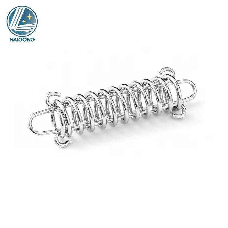 High-Strength Steel Tent Spring Hook for Outdoor Sunshade Fixing Silver 113