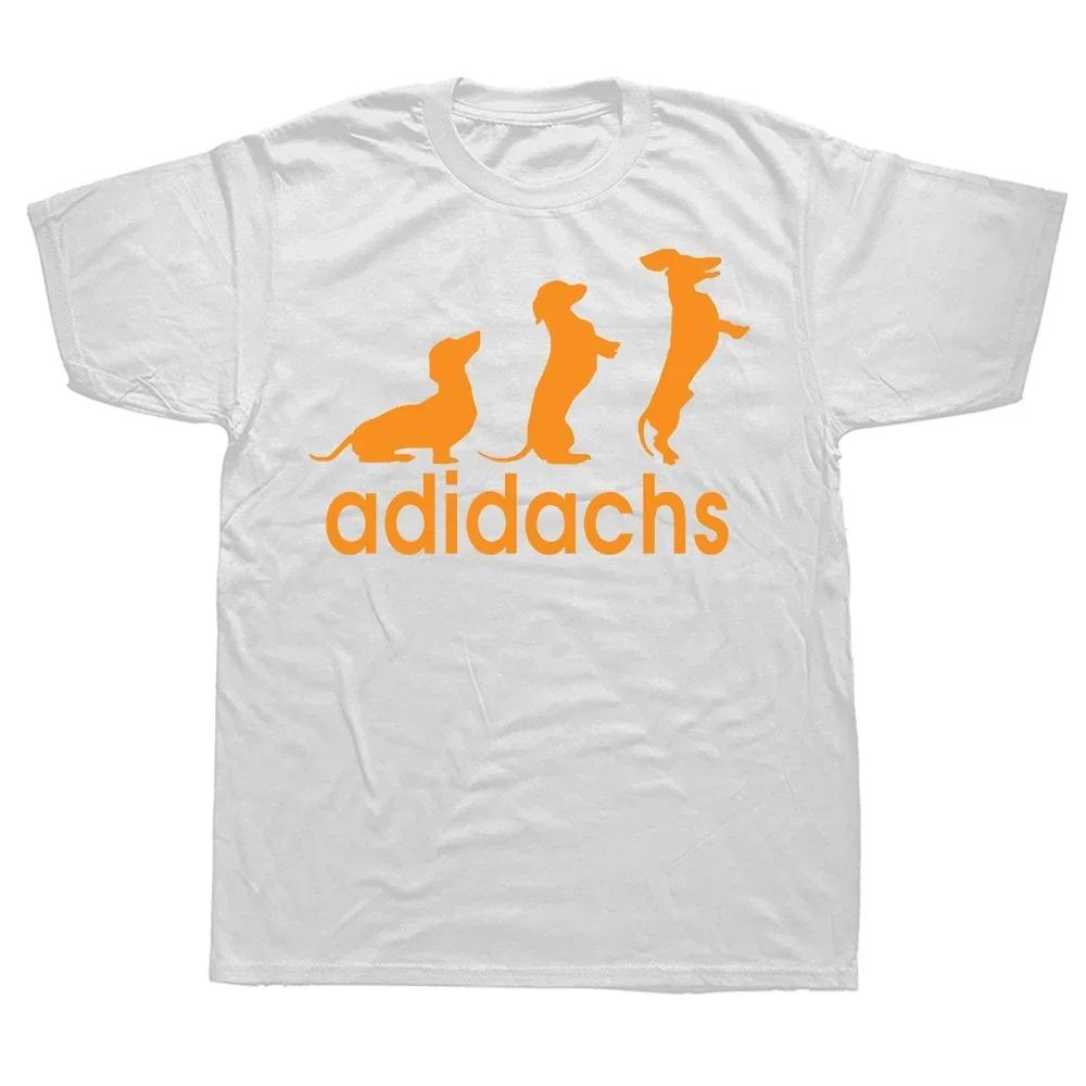 Summer Style Graphic Cotton Streetwear Short Sleeve Birthday Gifts T-shirt  Adidachs Funny Daschund Dog T Shirts  Mens Clothing