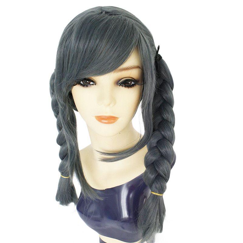 

Danganronpa Danganronpa Супер Пеко Пекояма Косплей Костюм на Хэллоуин Униформа Wig Only,45cm/18in