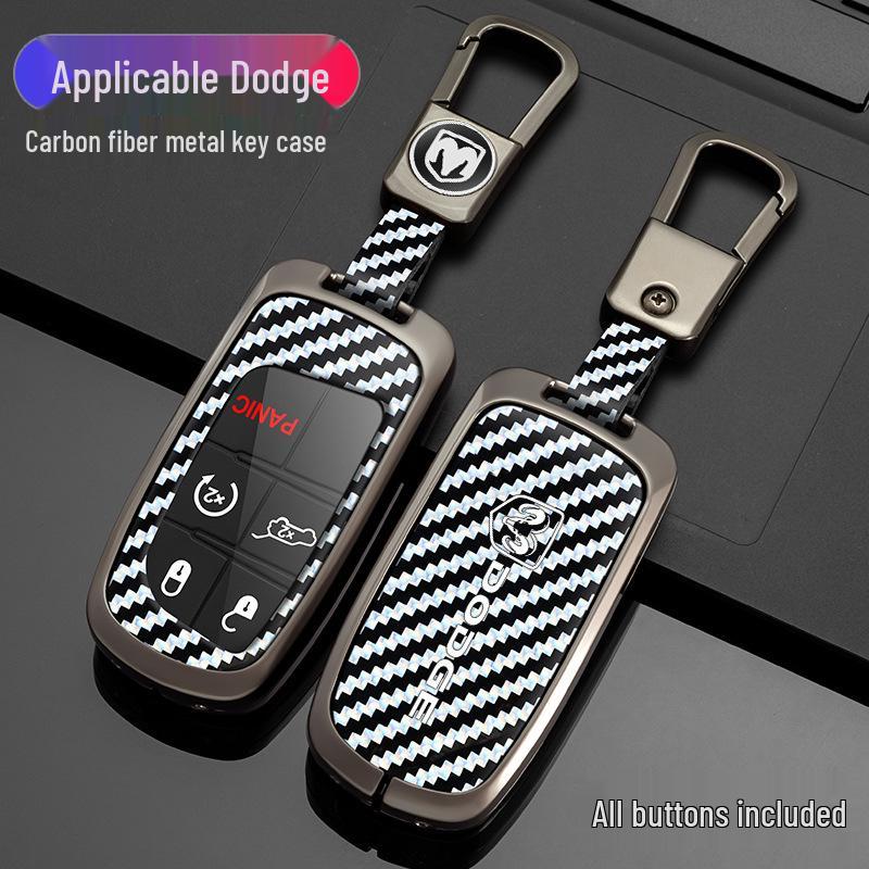 Dodge Journey Challenger RMA Ram Full-Cover Metal Key Case for Men