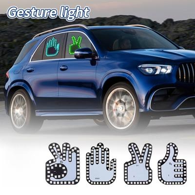 Auto Fingerlicht Gestenlicht Auto Multifunktionslicht Anti-Auffahrlicht Interaktives Licht
