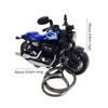 Cartoon Hip Hop Mini Klein Motorrad Schlüsselanhänger Kreative Persönlichkeit Paar Tasche Tide Cool Spielzeug Modell Anhänger Kleines Geschenk