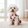 Pretty Summer Dog Clothes Breathable Dog Sleeveless Dress Puppy Princess Skirt  Valentine‘s Day