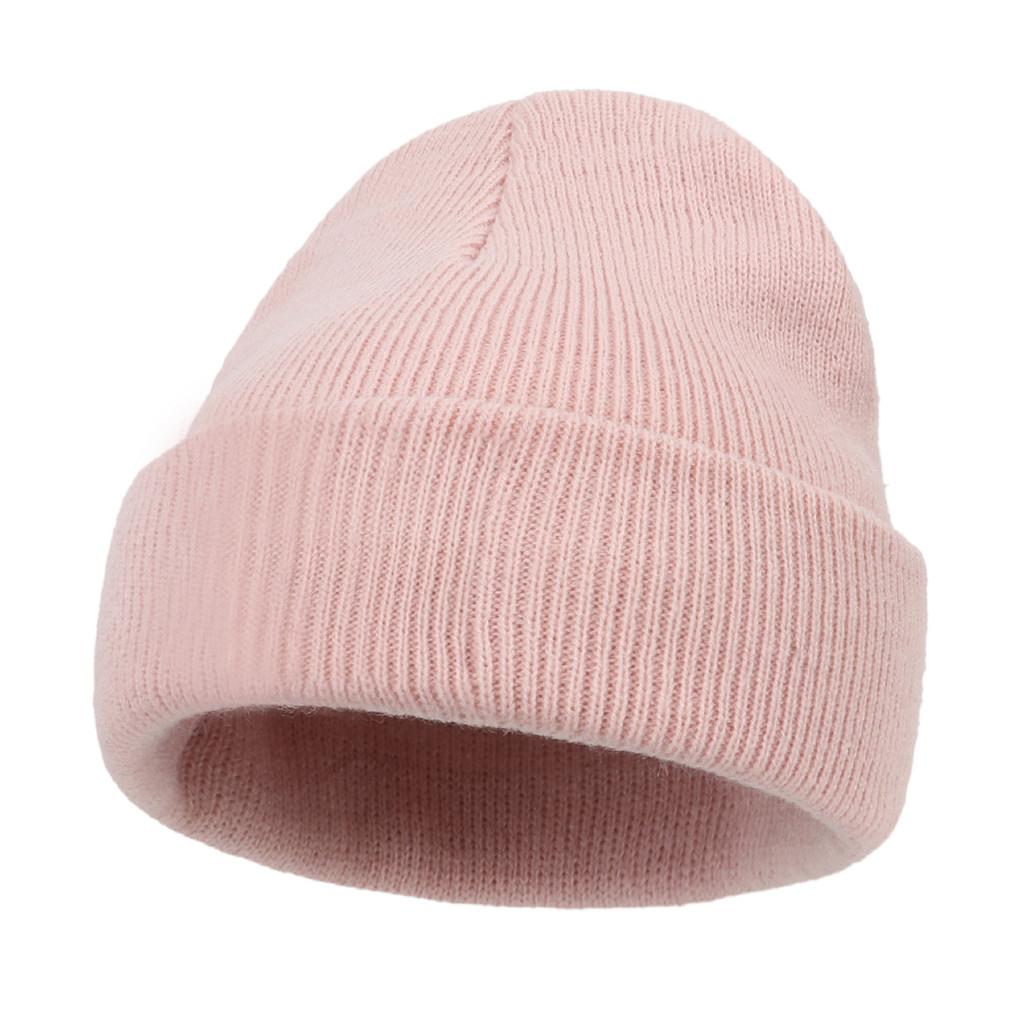 Child Adult Autumn Winter Knitted Hat With Breathable Warmth For Family Outdoor Use