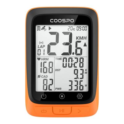 COOSPO Fiets Fiets Bluetooth Cadans Snelheid IP67 Display Computer, GPS, Draadloos, Snelheidsmeter, Ingebouwde 5.0 & ANT+ Compatibel, & Sensor, Waterdicht,