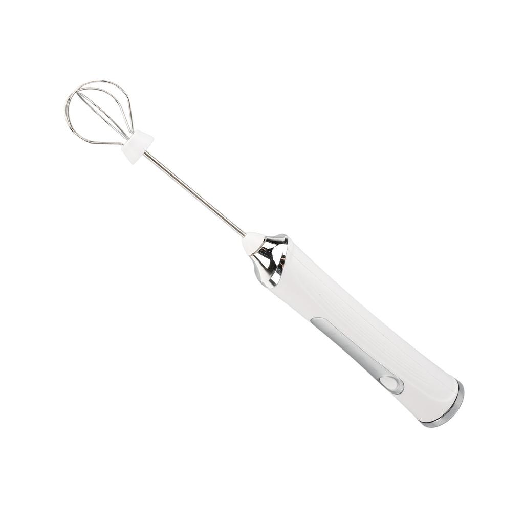 Electric Milk Frother USB Rechargeable 3 Speeds Stainless Steel Silent Portable Handheld Milk Foam M